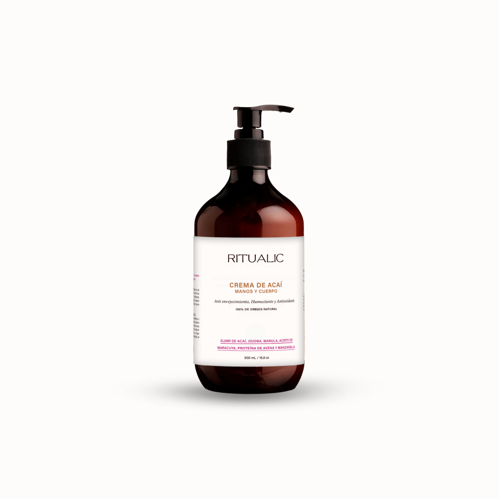 Crema Manos y Cuerpo Açai-Antioxidante, Humectante y Anti Envejecimiento