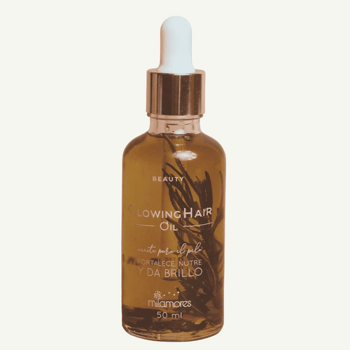 Aceite natural para puntas y caída del cabello