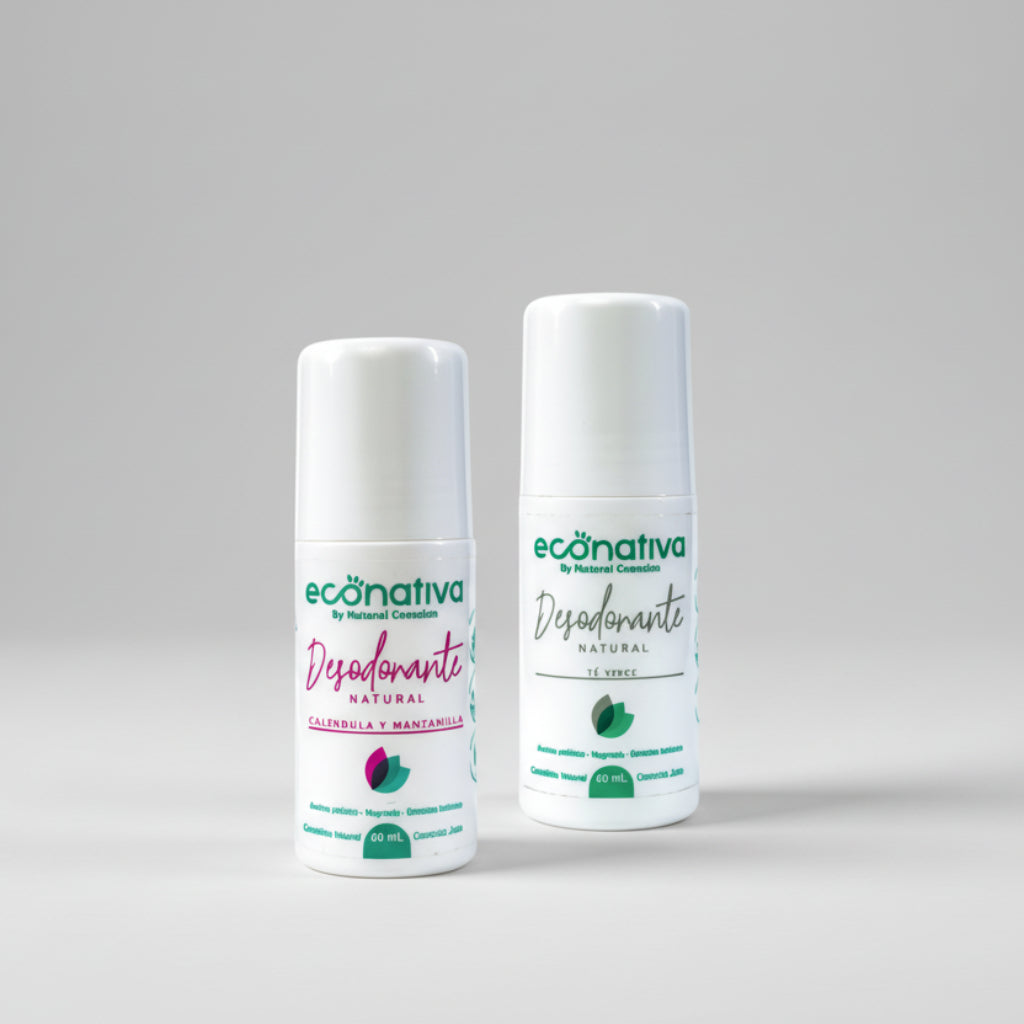 Desodorante natural sin aluminio para piel sensible