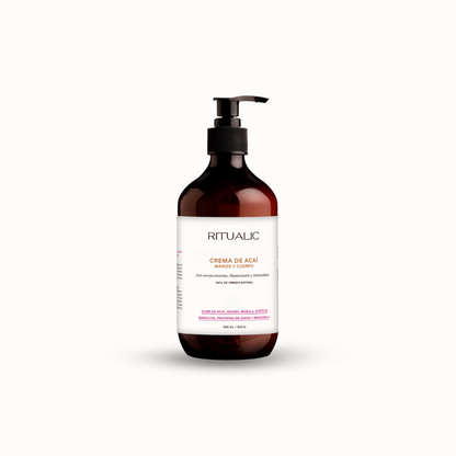 Crema Manos y Cuerpo Açai-Antioxidante, Humectante y Anti Envejecimiento