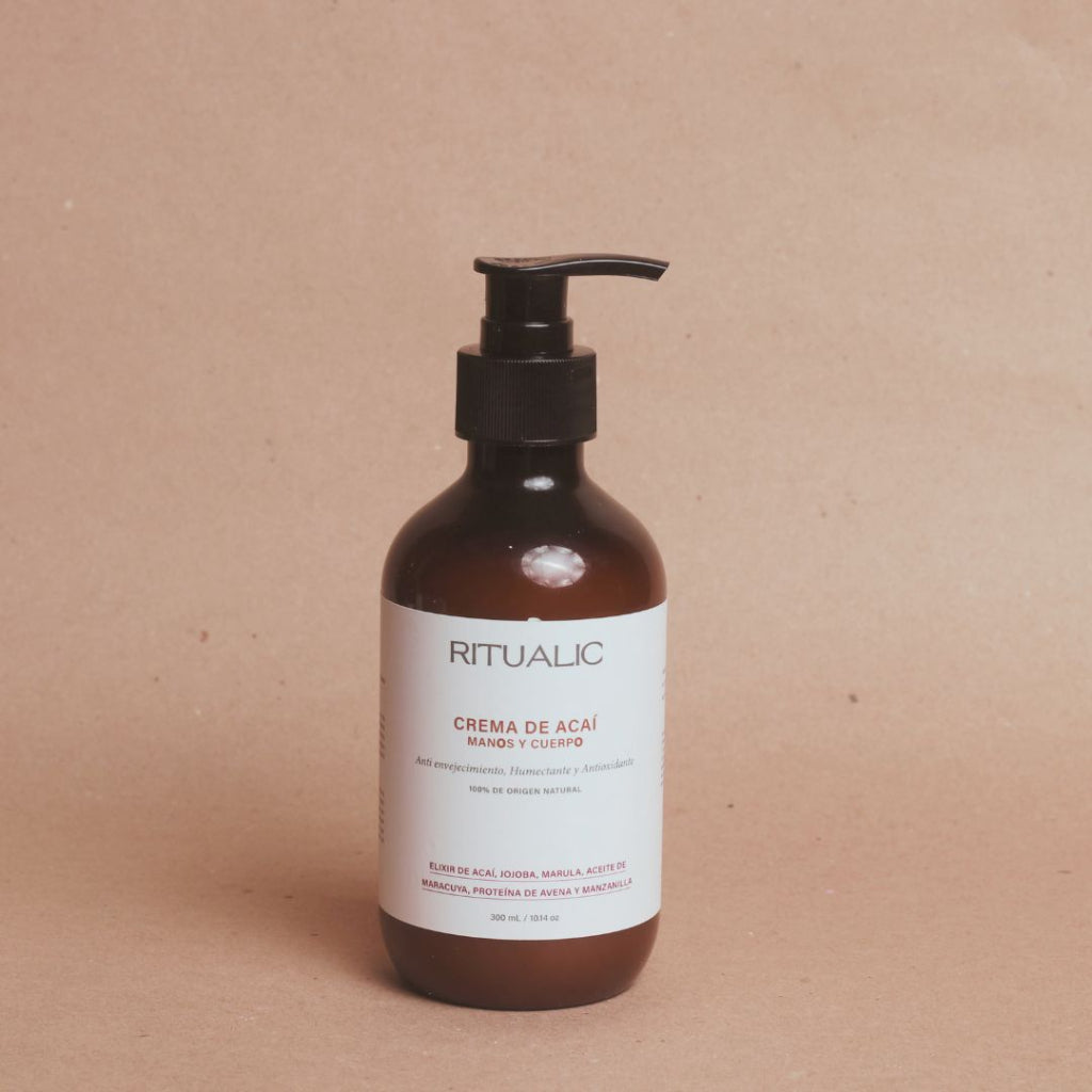 Crema Manos y Cuerpo Açai-Antioxidante, Humectante y Anti Envejecimiento