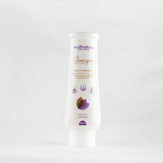 Shampoo Natural Coco y almendras 280 ml