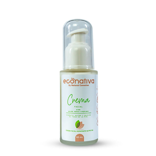 Crema Facial con Aloe vera y pepino 60 ml