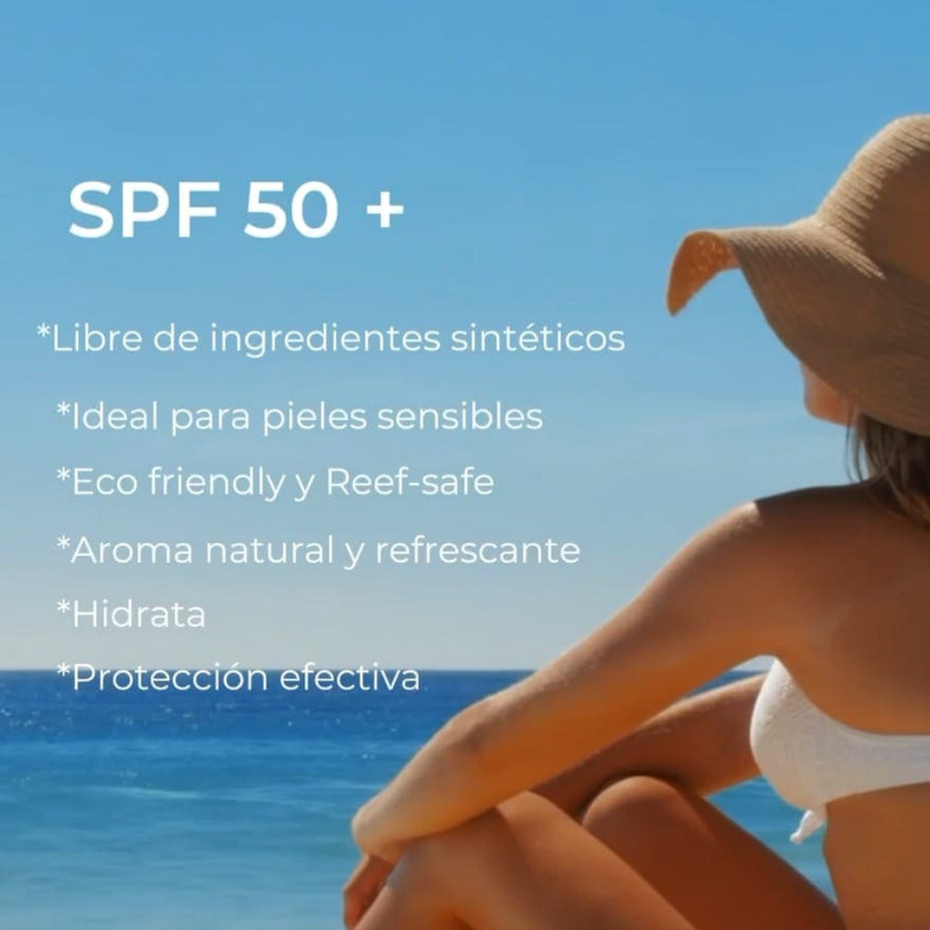 Protector Solar con extractos botánicos