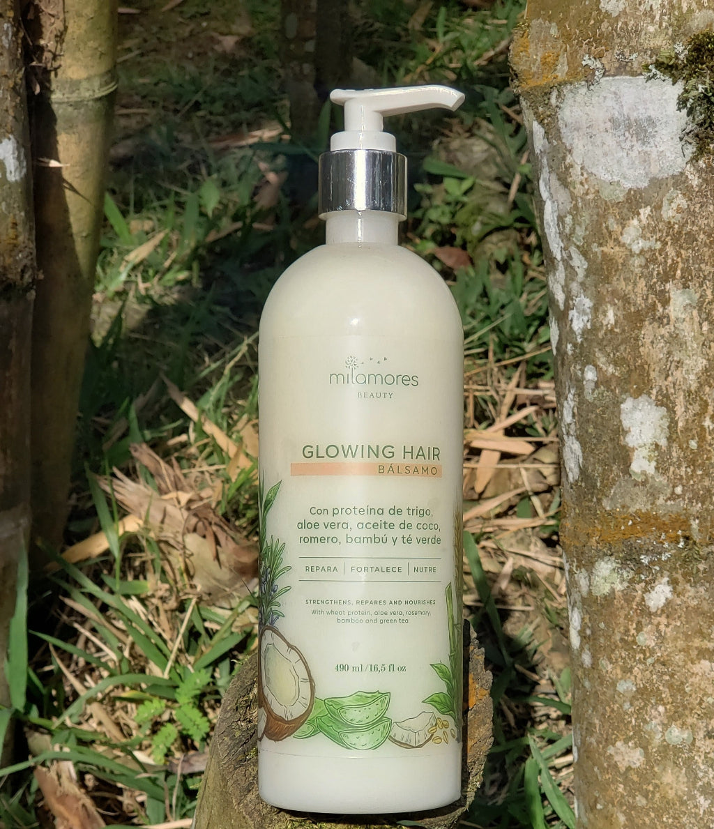 Bálsamo acondicionador 3 en 1: Acondicionador, crema para peinar y tratamiento capilar